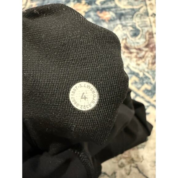 Lululemon Wunder Under High Rise Leggings Black Size 4 - Picture 3 of 4